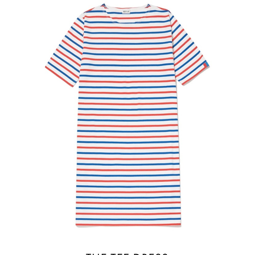 Kule large the tee dress t-shirt dress Americana tee dress preppy dress